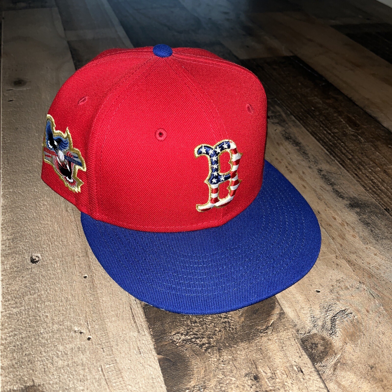 New Era Boston Red Sox Side Patch Americana Flag Underbrim 59FIFTY