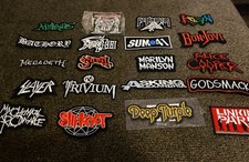 Lot Of 20 Different Rock, Band, Music Group Iron On Patches