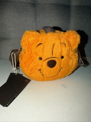 Loungefly Winnie the Pooh Pumpkin Plush Crossbody Purse Bag Soft Tag - Fall NWT