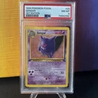 Pokémon Gengar TCG 20/62 1st Edition Non-Holo PSA 8 NM-MT