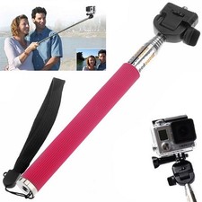 Asta Estensibile Braccio Allungabile Selfie St-55 Pink Per Nilox Mini Up Wi-fi 2