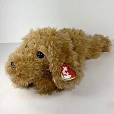 Ty Classic Baylee Puppy Dog Plush Shaggy Golden Tan 2017 Stuffed Animal W/Tags