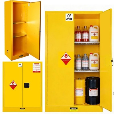 40/45/60/90 Gal Flammable Liquids Storage Cabinet  Fireproof Safety Cabinet