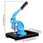 Yescom Grommet Tool Kit #0/#2/#4 Die Hole Puncher 900pcs Eyelets Press Machine — photo 2