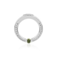 Cavill Damenring Sterlingsilber Platin 0,31Ct Ceylon Zirkon Echtschmuck