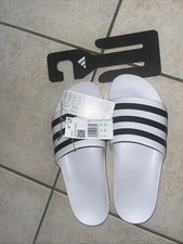 adidas Originals Adiletten Schwarz Weiß,Grö...