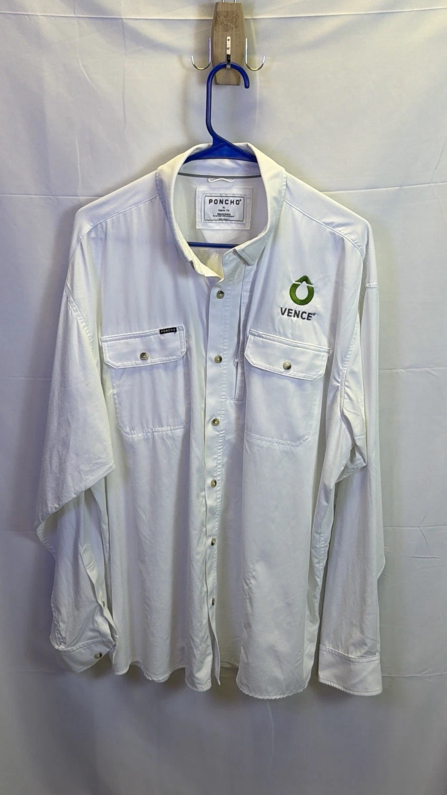 Poncho Original Shirt Mens XL The Iceman Regular Fit Fishing Mag Pockets Logo
Opens in a new window