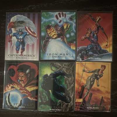 1992 SkyBox Marvel Masterpieces - Avengers - 6 Card Lot
