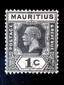 MAURITIUS  1  USED  STAMP  SC # 179