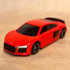 Minicar Tomica Audi R8 rojo usado - coche de juguete - M