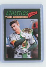 2026 Topps Heritage Tyler Soderstrom Dark Green #101 Athletics