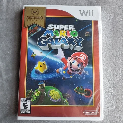 NEW Super Mario Galaxy Wii Factory Sealed Nintendo Selects Variant 2007