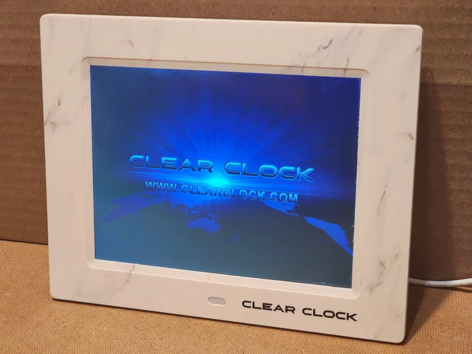 Reloj Calendario Digital Transparente Reloj Gran Número Pared Despertador Blanco Envío Gratis/ Foto 2 de 4