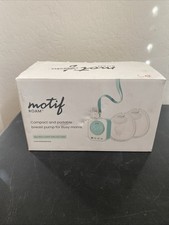 Motif Roam Lanyard Breast Pump w/ Breast Milk Collection Cups in Mint Green READ
