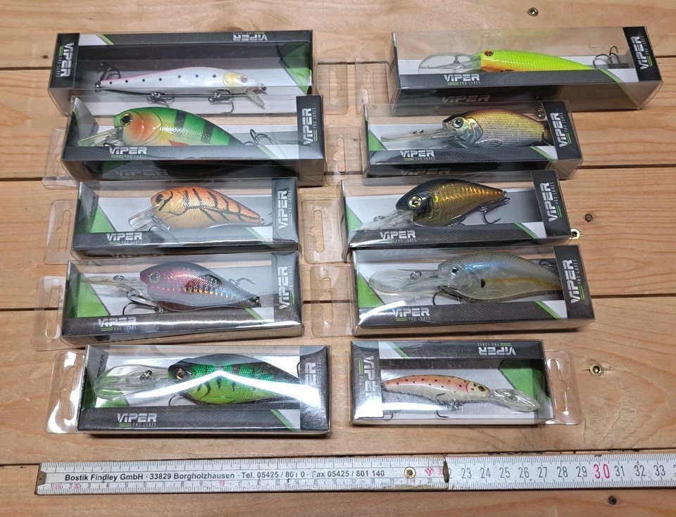 10 × VIPER Wobbler Jerkbait Crankbait Köderset NEU Raubfisch Hecht Zander Angeln - Bild 2 von 4