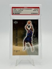 1998 Upper Deck Black Diamond Vince Carter (RC) Dominance #D29 /1000 PSA 9 MINT