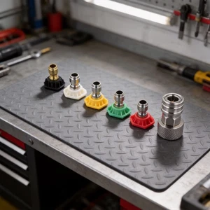 5 Adaptateur de tuyau pour haute pression pour le nettoyage des connecteurs en acier inoxydable