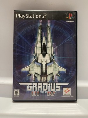 Gradius III and IV (Sony PlayStation 2 PS2, 2000) COMPLETE CIB Tested