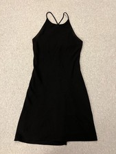 Jump Apparel Little Black Dress Women's 5/6 Criss Cross Fairygrunge Goth Vintage