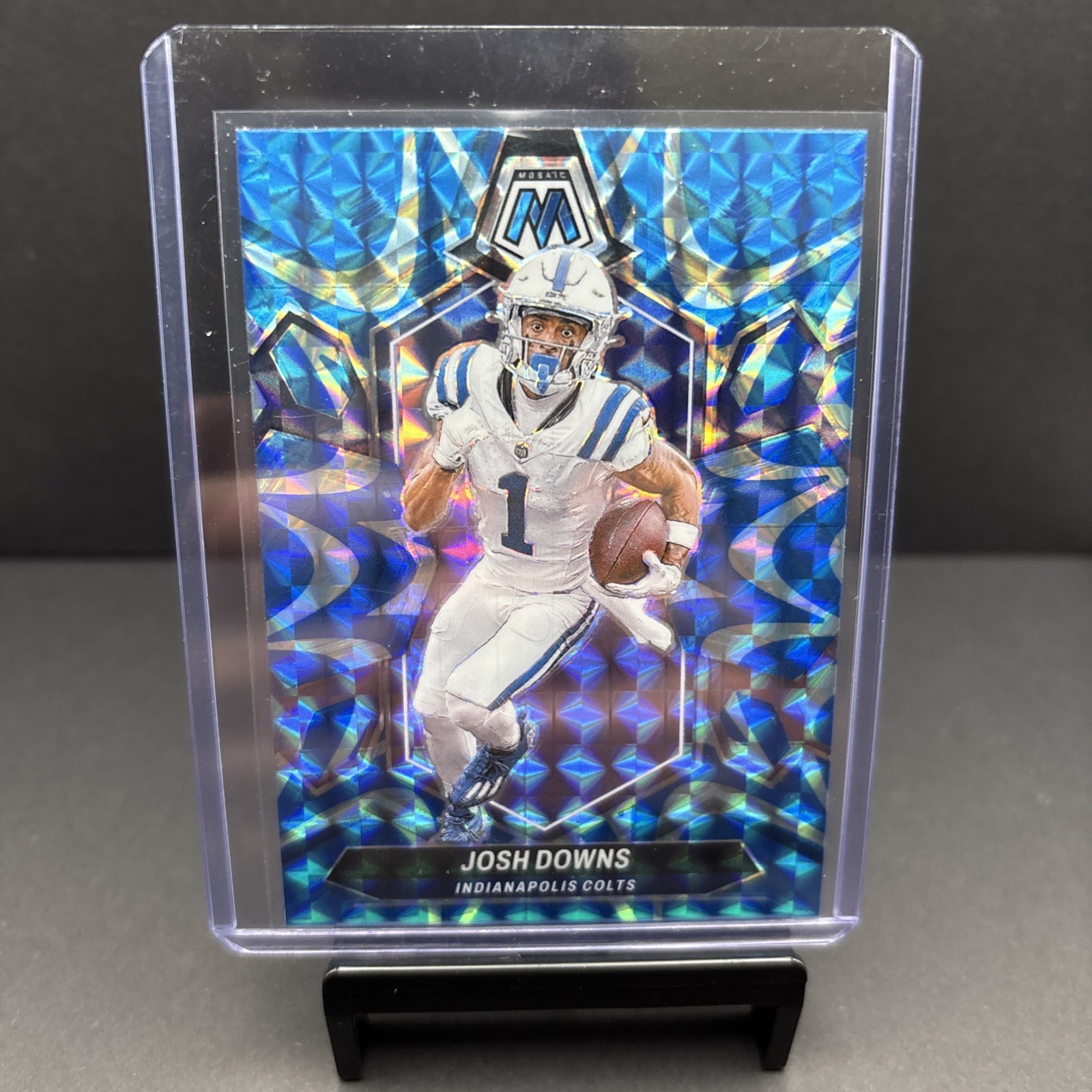 2024 Panini Mosaic #95 Josh Downs Blue Reactive Colts