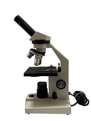 National Model 131 Compound Microscope WF10x White Laboratory Science