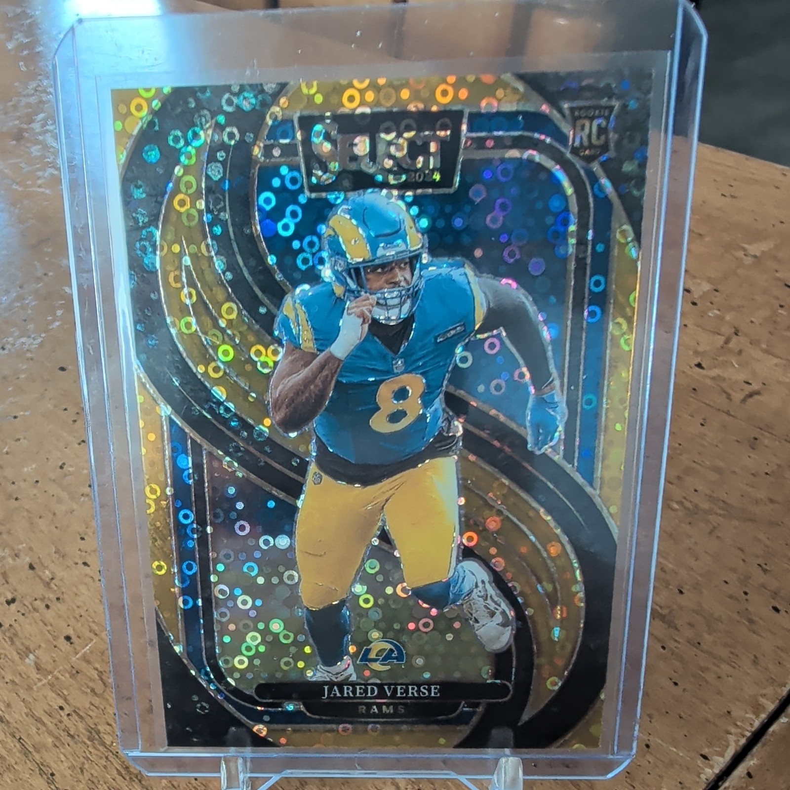 2024 Panini Select - Premier Level Jared Verse #132 Gold Prizm /10 (RC)