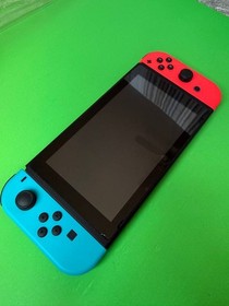 Nintendo Switch Console Wi-Fi HDMI USB-C USED  32GB Neon Blue Neon Red 
