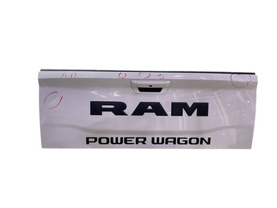 2019-2025 RAM 2500 REAR TRUNK LIFTGATE TAILGATE LID ASSEMBLY WHITE (PW7) *DENTS*