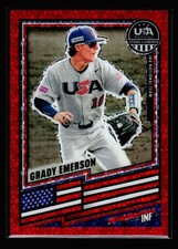 2026 Panini Stars & Stripes Disco - #141 Red Grady Emerson 174/199 USA