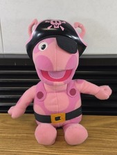 The Backyardigans Pirate Uniqua Sing Explore Talking Pink Plush 13" WORKS N/Ba