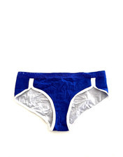 Victoria's Secret PINK Mesh Trim Hipster Panty Blue Blaze