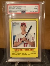2018 Topps Heritage High # - 1969 Collector Cards Shohei Ohtani #69CC-SO (RC)