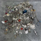 New ListingMixed Lot Of Silver tone Costume Jewelry Vintage Mixed