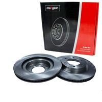 2X Maxgear Bremsschebeiben 332Mm BelÜFtet Vorne Passend FÜR Mitsubishi Pajero