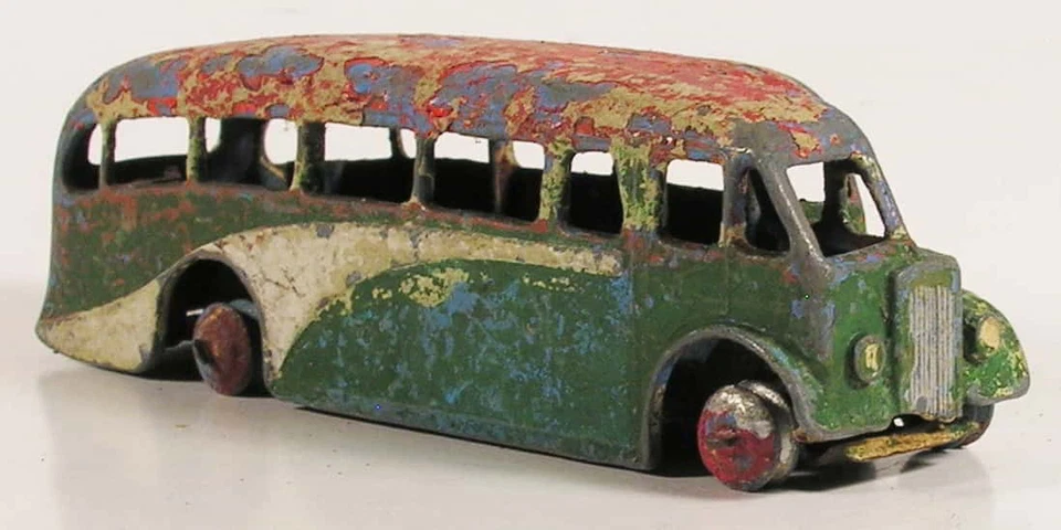 LUXURY COACH BUS 29 281 DINKY TOYS MECCANO VINTAGE ENGLAND HALF CAB AWU - Image 4 of 4