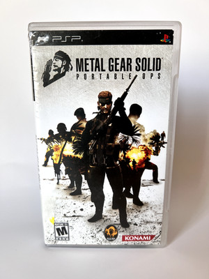 Metal Gear Solid: Portable Ops (Sony PSP, 2006) CIB W/ MANUAL