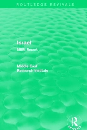 Israel (Routledge Revival) - 9781138902121