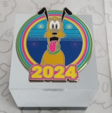 Pluto 2024 Starter Dated Year Disney Pin 160660