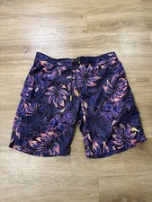 Tommy Bahama Board Shorts Mens Adult XL Purple Pink Lined Swim Trunk Baja Tropic