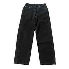 VTG LEVIS 550 BLACK DENIM JEANS RELAXED FIT MEASURES 28X28 TAG 30x30 PANTS 29