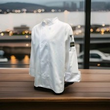 Brand New Chef Jacket, Thunder Group CJ304WHM, medium-sized, white, long-sleeve