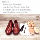 * NIB * $425 Allen Edmonds DAWSON 8.5 D Chili * Factory 2nds * with new Trees — photo 4