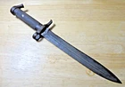 1896 WW1 Swedish Military Mauser Bayonet 13" Crown #282 D/I13 No. 1342 Original