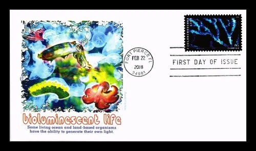 US COVER BIOLUMINESCENT LIFE FIRST DAY ISSUE PANDA CACHET
