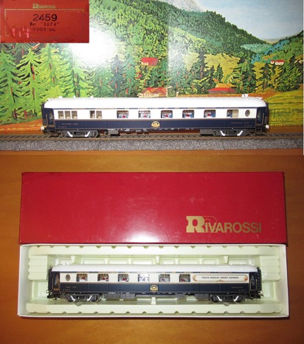 Rivarossi HO 242 carrozza CIWL Bar car 3674 art 2459 | Zustand: Usato