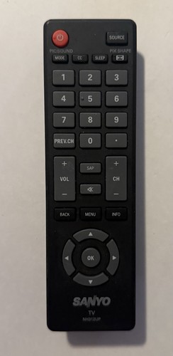 Telecomando SANYO - NH312UP - per TV - FW32D06F FW32D06F-B FW40D36F FW55D25F - Foto 2 di 6