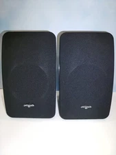 Polk Audio M Series M1 Speakers With Wall Mount Brackets Tested Working Perfect 