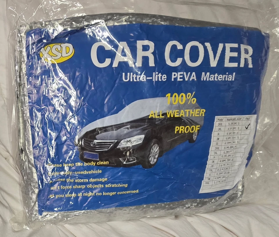 XSD Car Cover Ultra-lite PEVA Material (Bought For Honda Accord Sedan) NEW - Image 2 of 4