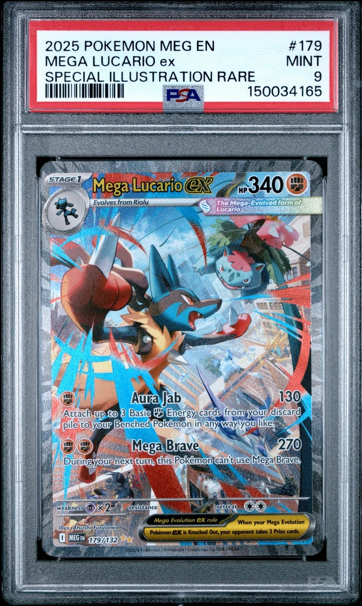Lucario Pokémon TCG Professional Sports Authenticator (PSA
