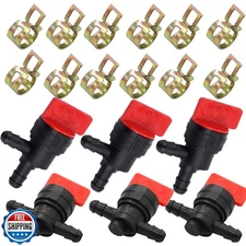 1/4" Right Angle Cut Off Valve and Inline Fuel Shut Off Valve Str